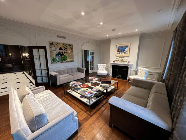 modern living room. 3d rendering   - Фото, зображення