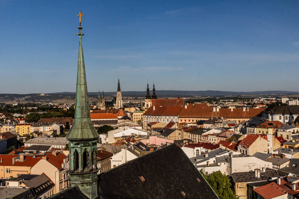 Skyline of Olomouc from the Church of Saint Maurice, Czech Republi - Zdjęcie, obraz