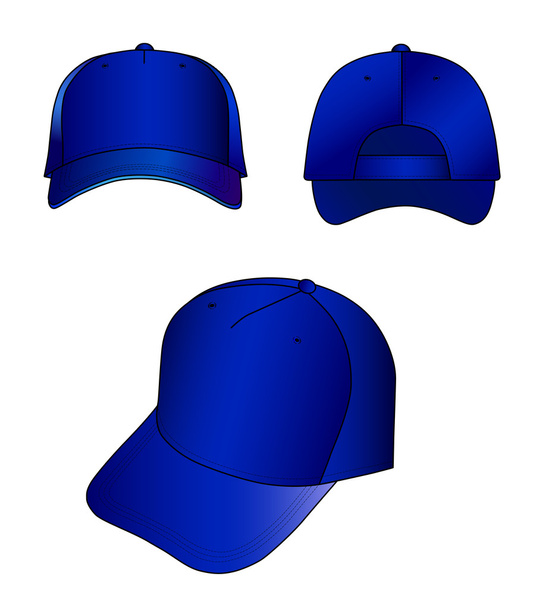 Blue cap vector illustration - Вектор, зображення