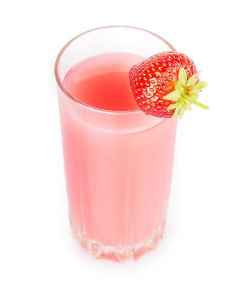 Strawberry juice in closeup - Foto, afbeelding