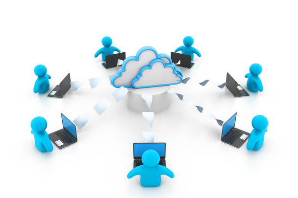 Concept de Cloud Computing - Photo, image