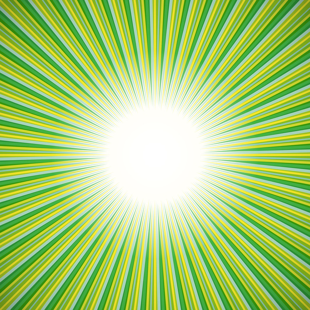 groene burst achtergrond - Vector, afbeelding
