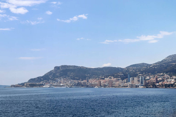 キャップ・マーティンからモナコ公国の眺め - 写真・画像