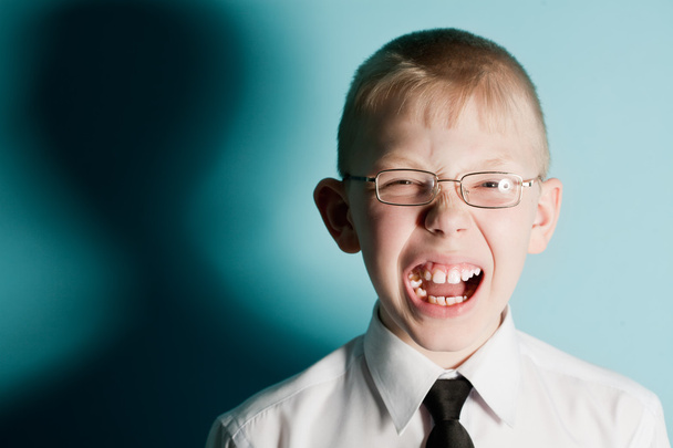 Bang tiener jongen schreeuwen - Foto, afbeelding