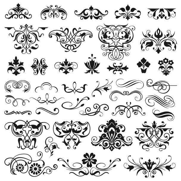 Set of graphic elements for design - Vector, Image