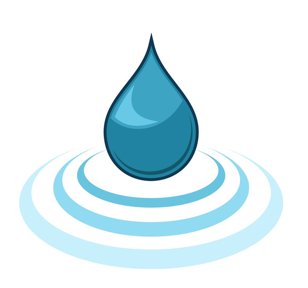 Su damlası - Vektör, Görsel