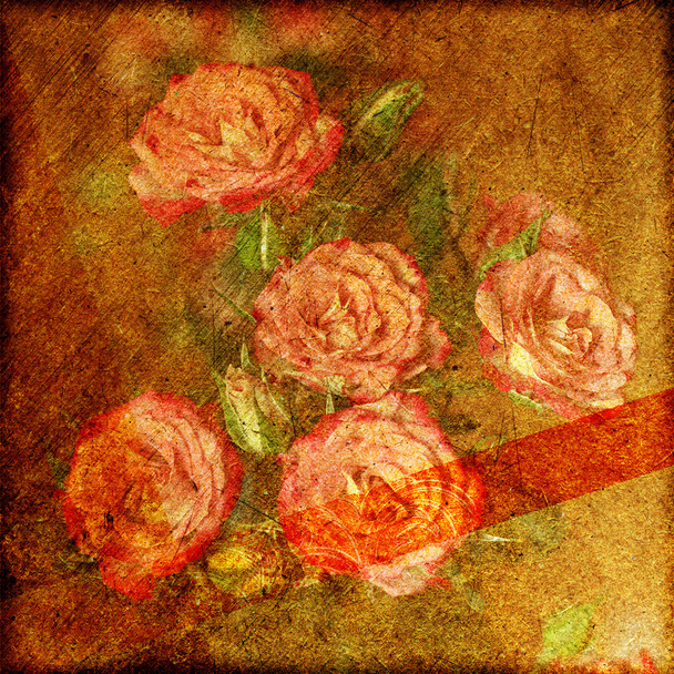 Romantic vintage rose - Photo, Image