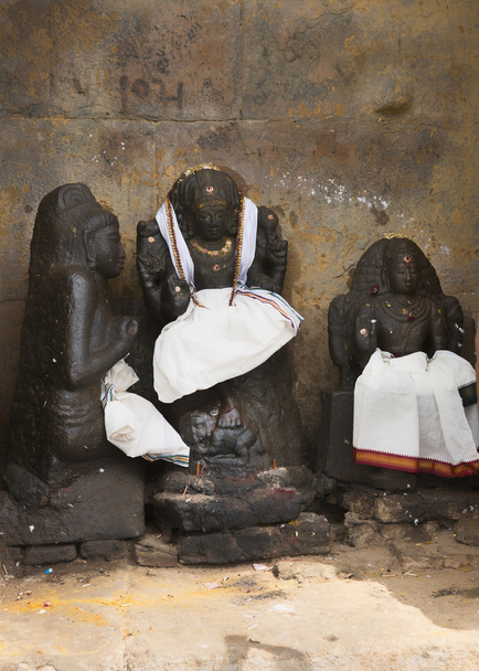 Dhakshinamoorthy w świątyni Gangaikunda. - Zdjęcie, obraz