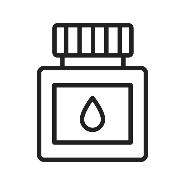Ink Bottle icon vector image. Suitable for mobile application web application and print media. - Вектор, зображення