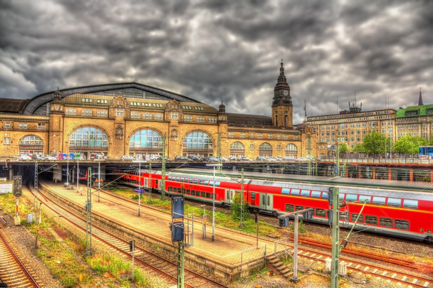 Estación central de Hamburgo - Alemania
 - Foto, Imagen