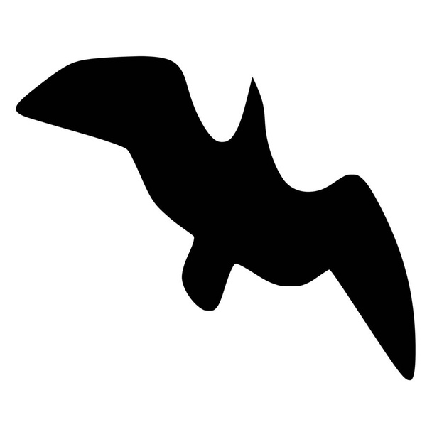 Vector silhouette of Birds Freedom on white background - Διάνυσμα, εικόνα