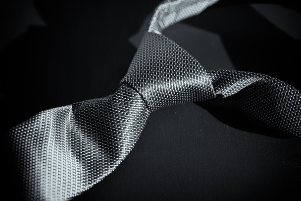 Cravate d'homme noir
 - Photo, image