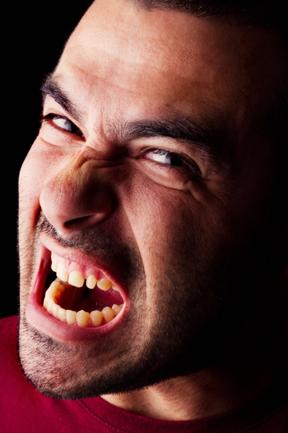 Hombre enojado
 - Foto, Imagen