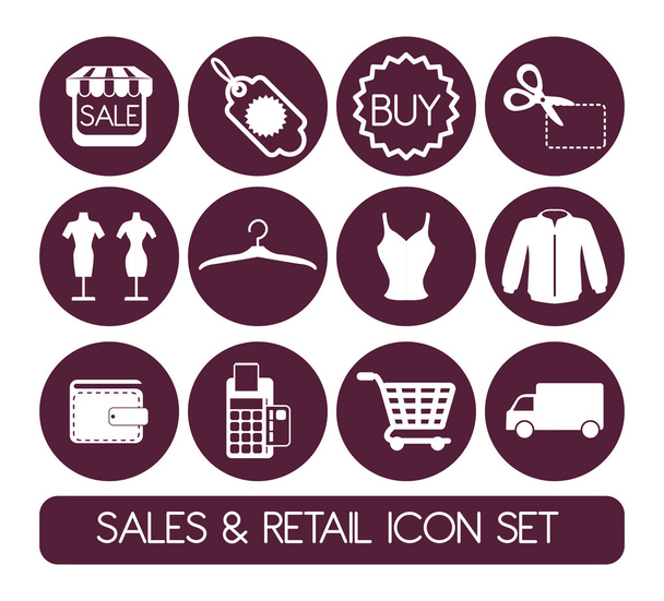 sales and retail  - Vector, Image