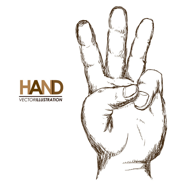 hands signals  - Vektor, obrázek
