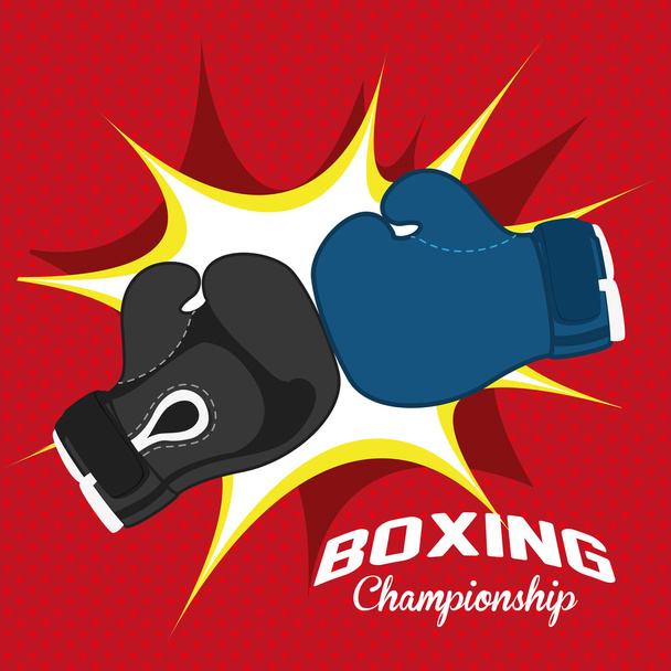 boxing sport  - Vector, Image