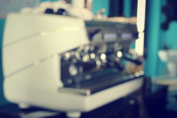 Blurred of coffee machine - Photo, Image