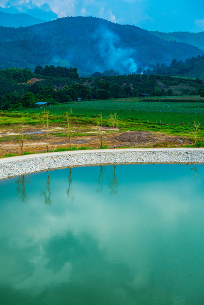 O lago em Hinoki land, Tailândia. - Foto, Imagem