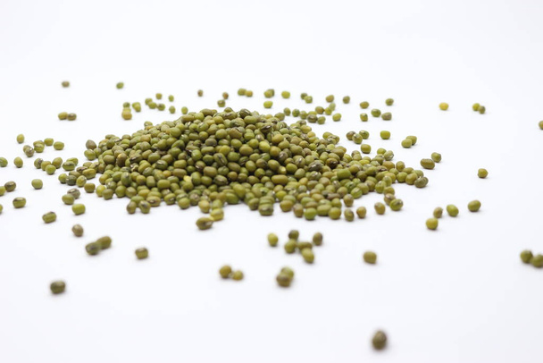 Photo of mung beans with a white background. - Photo, Image