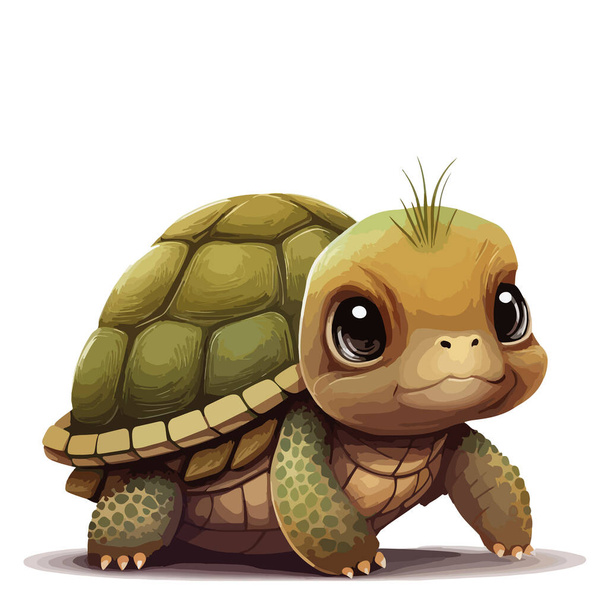 Ілюстрація милої черепахи
 - Вектор, зображення