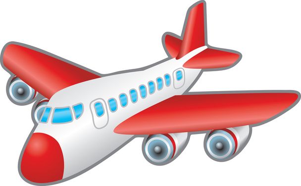 Ilustración del avión
 - Vector, imagen