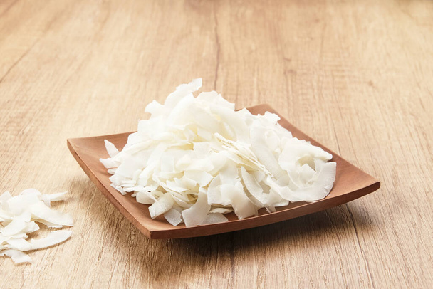 Dried coconut flakes, food ingredient - Photo, image