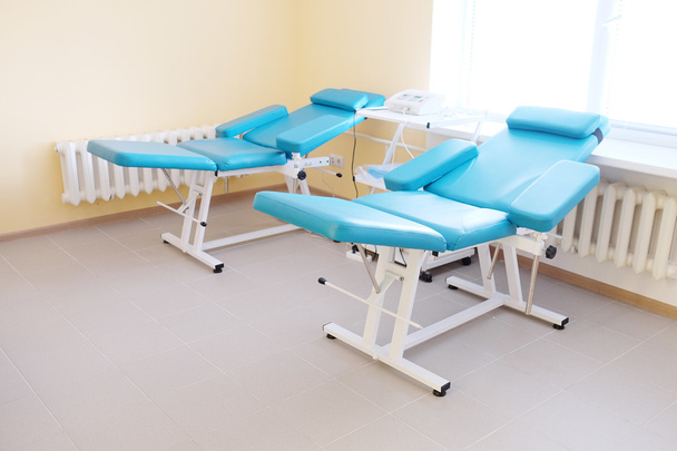 Chairs  for reception of donor blood - 写真・画像