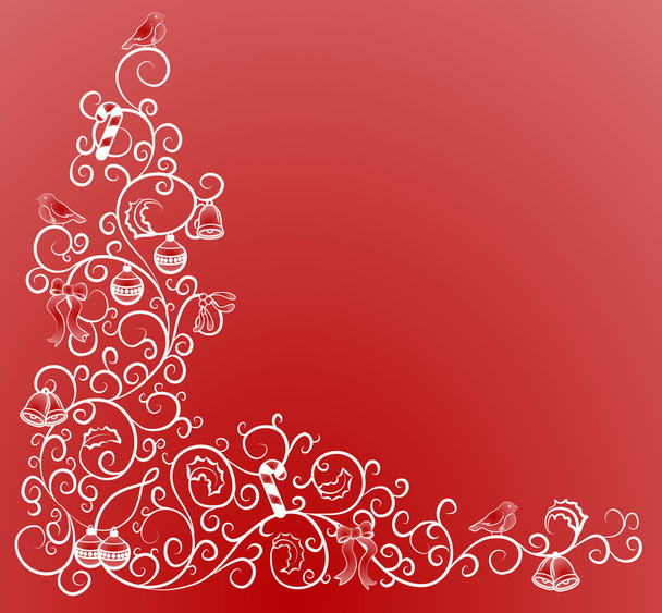 Рождественский уголок
 - Вектор,изображение