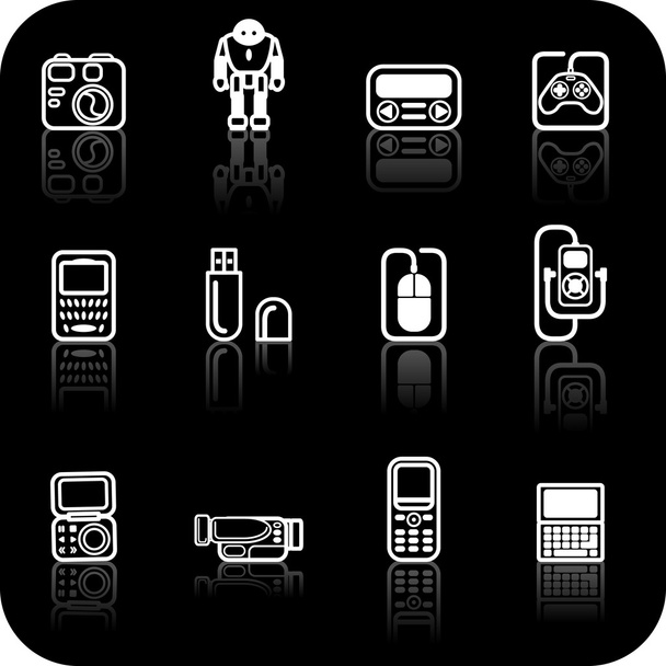 set di icone gadget
 - Vettoriali, immagini
