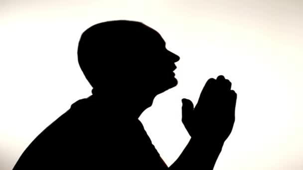 Man Praying - Footage, Video
