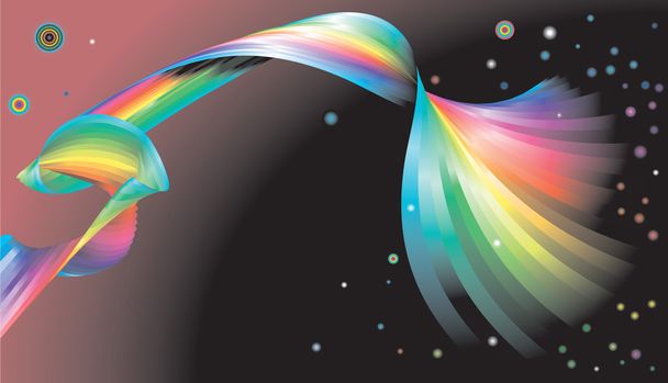 fondo arco iris abstracto
 - Vector, imagen