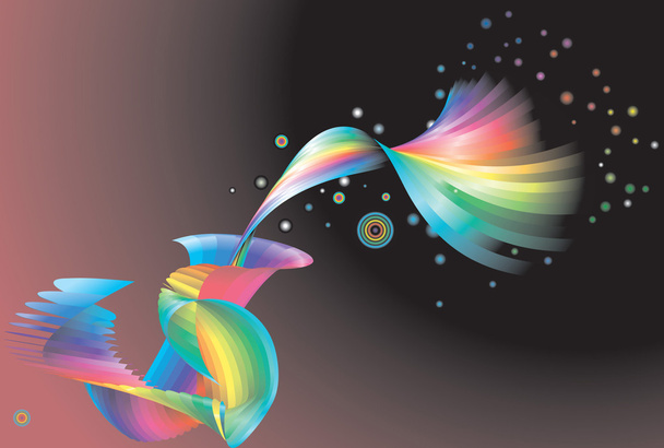 fondo arco iris abstracto
 - Vector, Imagen