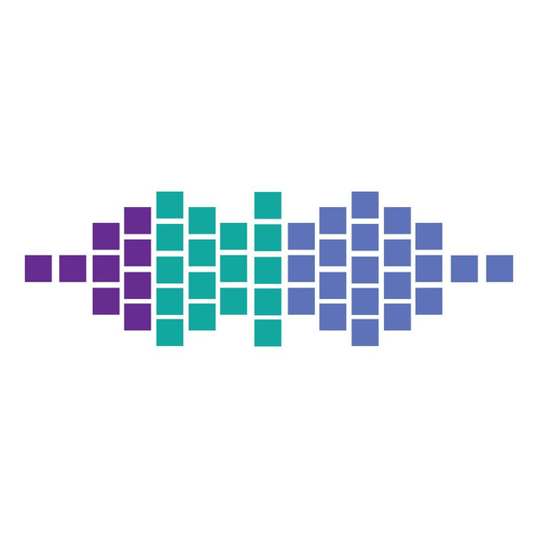 аудіо, звукова ілюстрація логотип Векторний дизайн
 - Вектор, зображення