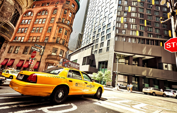 Taxi Cab in the city - Foto, Imagem