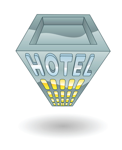 a Hotel illusztráció - Vektor, kép