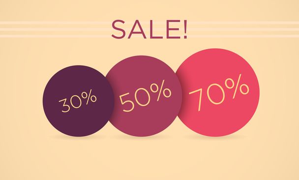 Sale tags with discount - Vetor, Imagem