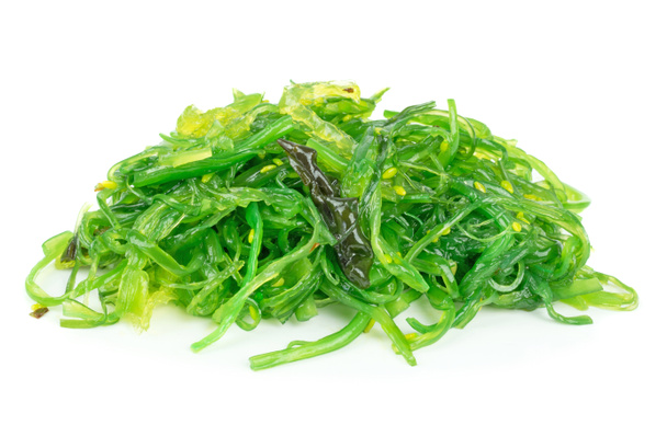 A portion of fresh wakame seaweed - Photo, Image