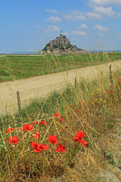 Mont Saint Michel Bretagne Franciaország - Fotó, kép