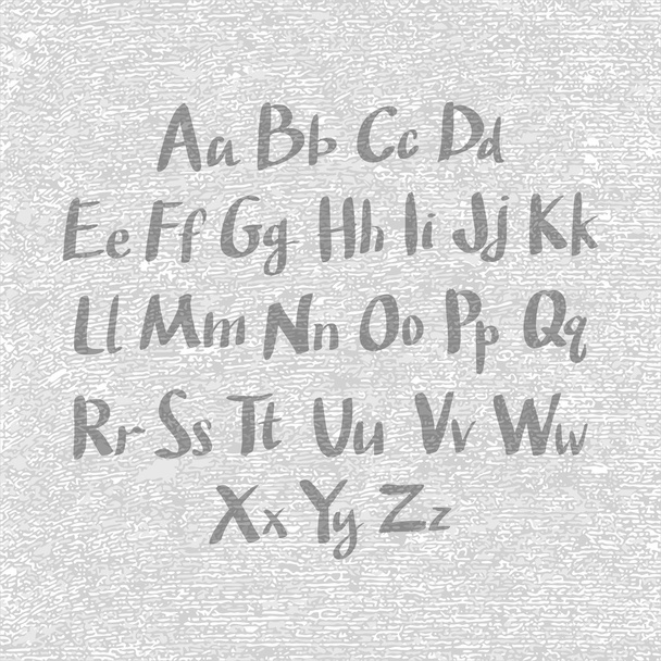 Hand drawn and sketched font, vector sketch style alphabet. - Vektori, kuva