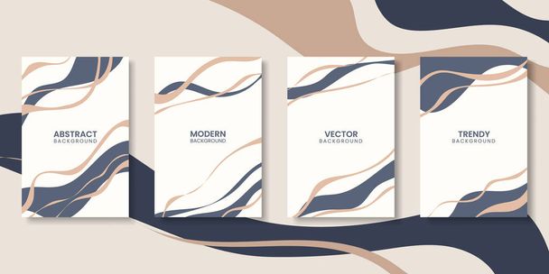 Elegant luxury poster social media stories template. Minimalist background template with copy space for text and images design by abstract elegant shapes - Vettoriali, immagini