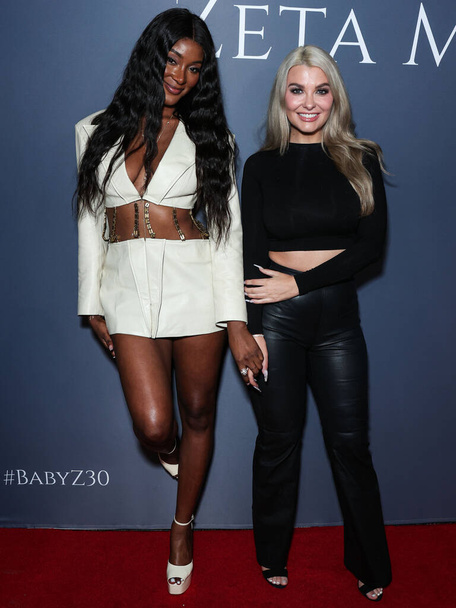 Zeta Morrison and Emily Sears arrive at the 'Love Island USA' Season 4 Winner Zeta Morrison's 30th Birthday Celebration held at Hyde Sunset Kitchen + Cocktails on May 20, 2023 in West Hollywood, Los Angeles, California, United States.  - Фото, зображення