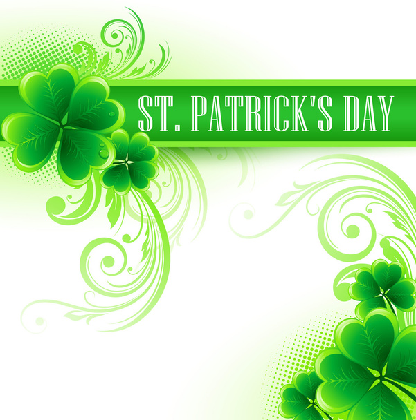 St. Patricks Day Background. Vector illustration - Vector, imagen