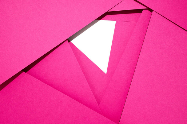 Líneas geométricas rosadas textura abstracta fondo - Foto, Imagen