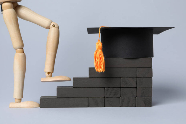 Concept of graduation, high school graduation, college graduation - Photo, Image