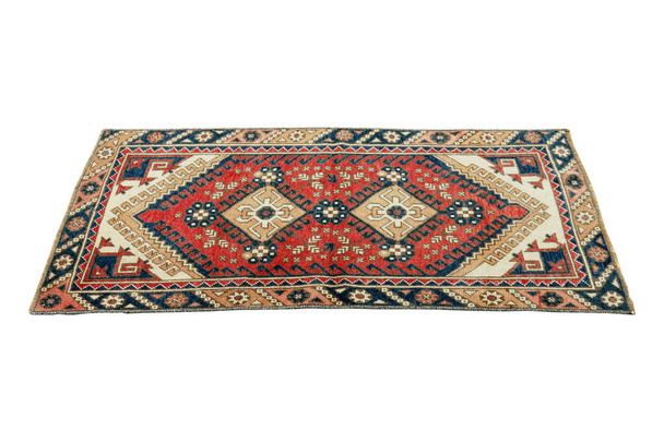 tejido a mano, alfombra turca de lana decorativa - Foto, Imagen
