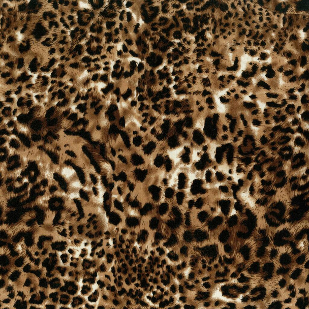 豪華なヒョウの背景。動物の指紋。雪のヒョウ肌Cheetah毛皮。ジャガースポット. . - 写真・画像