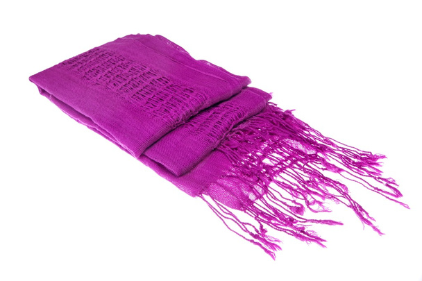 Magenta Female Knitted Scarf - Photo, Image