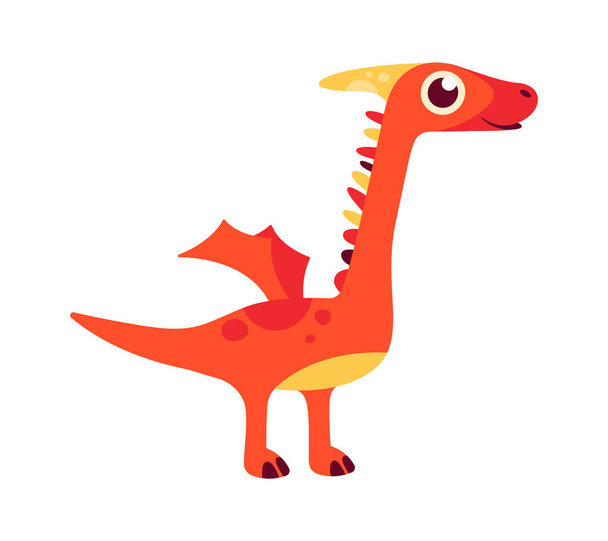 Cute Baby Dinosaur Vector Illustration - Vector, Imagen
