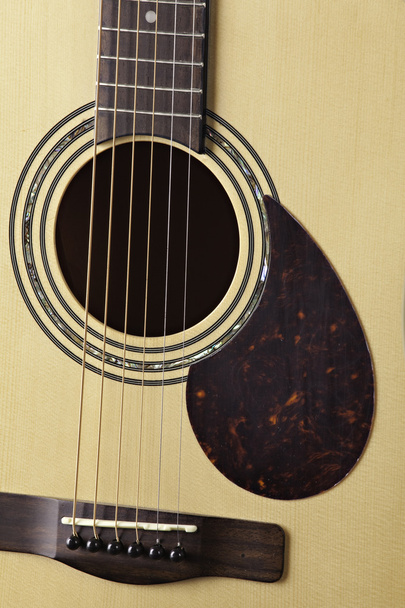 Corpo Acústico de Guitarra Close Up
 - Foto, Imagem