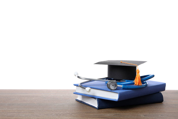 Concept of graduation, isolated on white background - Photo, Image